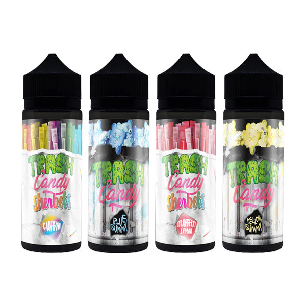 made by: Trash Candy price:£12.50 Trash Candy 100ml Shortfill 0mg (80VG/20PG) next day delivery at Vape Street UK