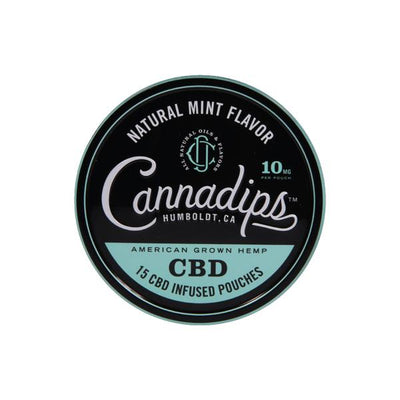made by: Cannadips price:£18.91 Cannadips 150mg CBD Snus Pouches - Natural Mint next day delivery at Vape Street UK