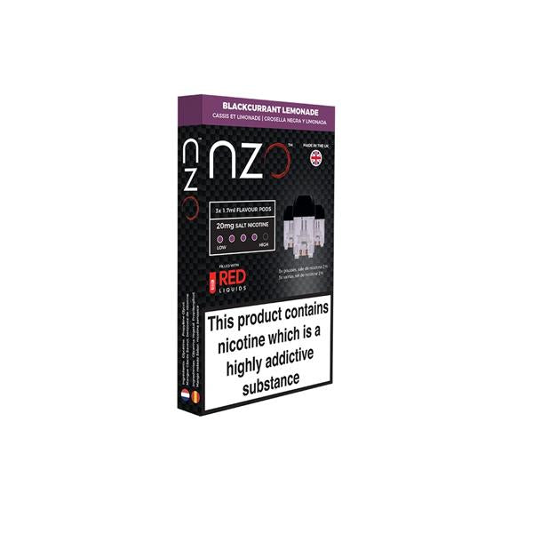 made by: NZO price:£9.68 NZO 10mg Salt Cartridges with Red Liquids Nic Salt (50VG/50PG) next day delivery at Vape Street UK