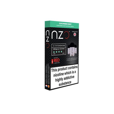 made by: NZO price:£9.68 NZO 20mg Salt Cartridges with Red Liquids Nic Salt (50VG/50PG) next day delivery at Vape Street UK