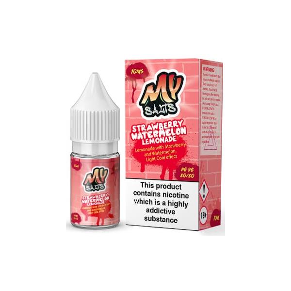 made by: My E-liquids price:£3.99 20mg My Salts Nic Salts 10ml (50VG/50PG) next day delivery at Vape Street UK