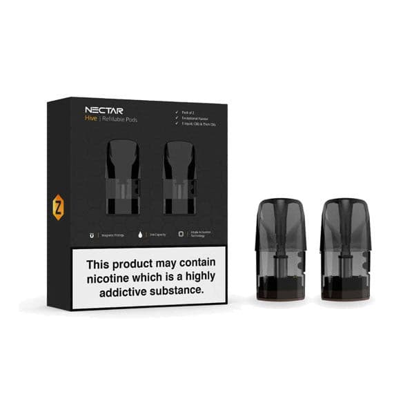 made by: Nectar price:£8.48 Nectar Hive Refillable Pods (2pcs) next day delivery at Vape Street UK