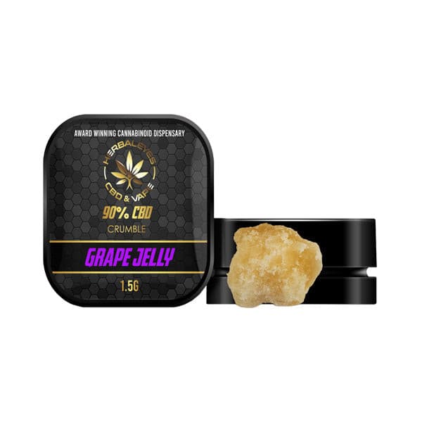made by: Herbaleyes price:£18.98 Herbaleyes 90% CBD Grape Jelly Dab Slabs - 1.5g next day delivery at Vape Street UK
