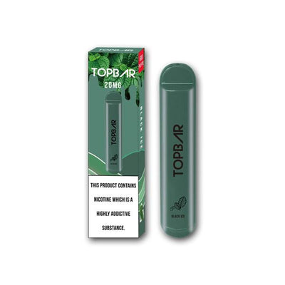 made by: Top Bar price:£4.32 20mg Top Bar Disposable Vape Pod 600 Puffs next day delivery at Vape Street UK