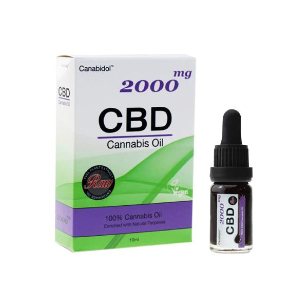 made by: Canabidol price:£94.98 Canabidol 2000mg CBD Raw Cannabis Oil - 10ml next day delivery at Vape Street UK
