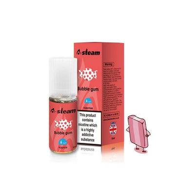 made by: A Steam price:£1.73 A-Steam Fruit Flavours 18MG 10ML (50VG/50PG) next day delivery at Vape Street UK