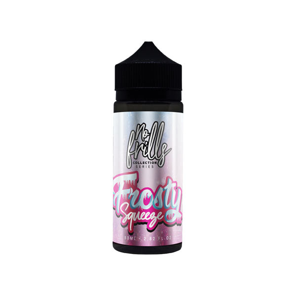 made by: No Frills price:£7.90 No Frills Collection Frosty Squeeze 80ml Shortfill 0mg (80VG/20PG) next day delivery at Vape Street UK