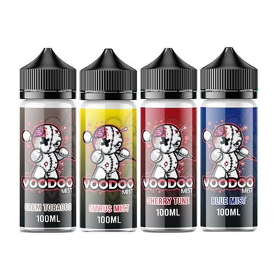 made by: Voodoo Mist price:£12.50 Voodoo Mist 0mg 100ml Shortfill (70VG/30PG) next day delivery at Vape Street UK