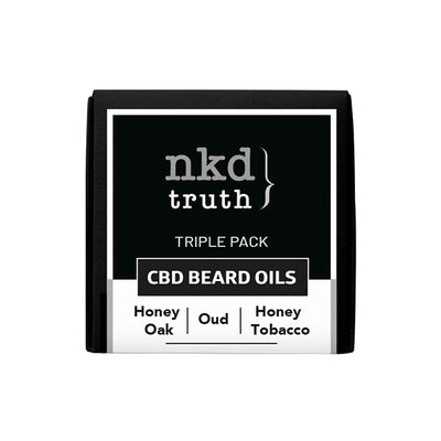 made by: NKD price:£18.91 NKD 50mg CBD Infused Speciality Beard Oils Gift Set (BUY 1 GET 1 FREE) next day delivery at Vape Street UK