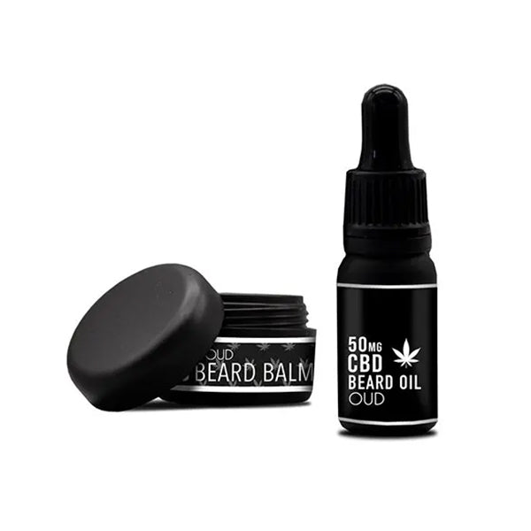 made by: NKD price:£17.01 NKD 150mg CBD Twin Pack OUD Beard Oil and balm (BUY 1 GET 1 FREE) next day delivery at Vape Street UK