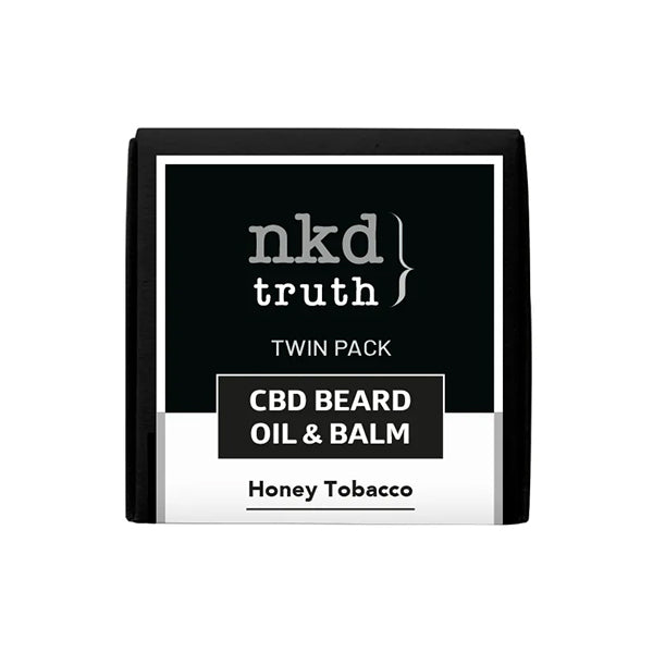 made by: NKD price:£17.01 NKD 150mg CBD Twin Pack Honey Tobacco Beard Oil and balm (BUY 1 GET 1 FREE) next day delivery at Vape Street UK