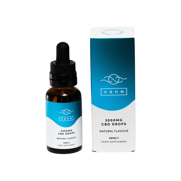 made by: HBHM price:£42.75 HBHM 3000mg CBD MCT Oil - 30ml next day delivery at Vape Street UK