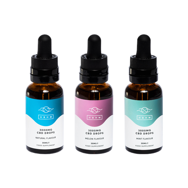 made by: HBHM price:£114.00 HBHM 3000mg CBD MCT Oil Bundle - 30ml next day delivery at Vape Street UK