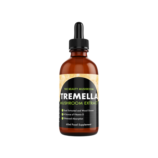 made by: Feel Supreme price:£31.35 Feel Supreme Tremella Mushroom Liquid Tincture - 60ml next day delivery at Vape Street UK