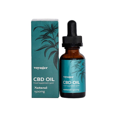 made by: Voyager price:£50.90 Voyager 1500mg CBD Natural Oil - 30ml next day delivery at Vape Street UK