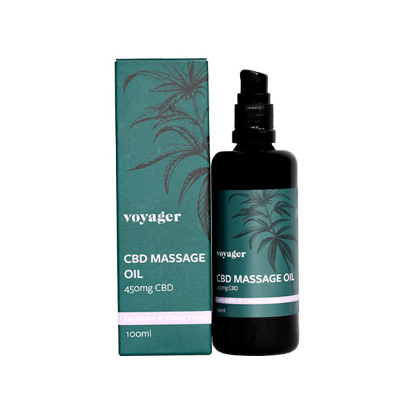 made by: Voyager price:£22.61 Voyager 450mg CBD Lavender & Ylang Ylang Massage Oil - 100ml next day delivery at Vape Street UK