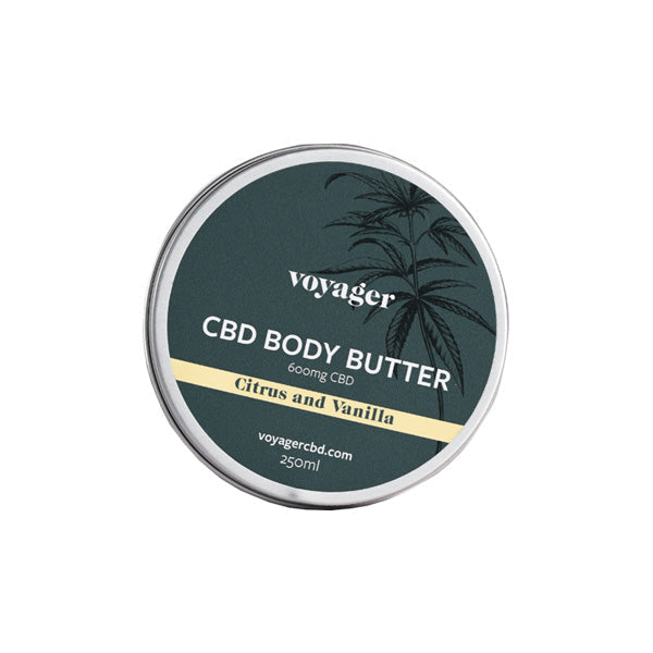 made by: Voyager price:£22.61 Voyager 600mg CBD Body Butter - 250ml next day delivery at Vape Street UK
