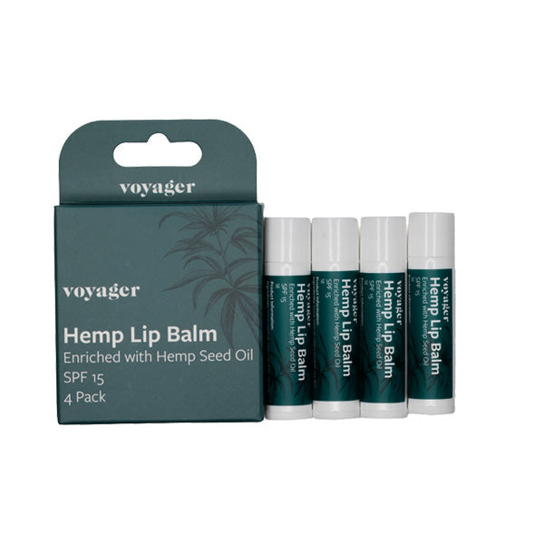 made by: Voyager price:£11.31 4x Voyager Hemp Lip Balm - 5g next day delivery at Vape Street UK