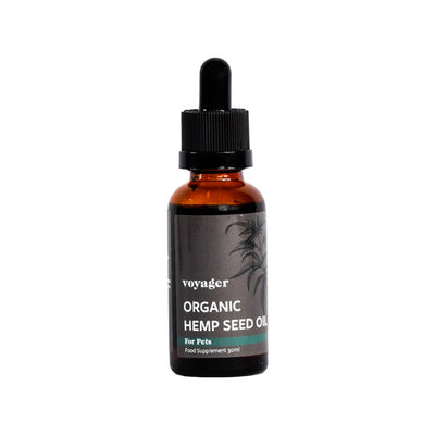 made by: Voyager price:£10.18 Voyager Pets Organic Hemp Seed Oil - 30ml next day delivery at Vape Street UK