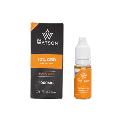made by: Dr Watson price:£17.49 Dr Watson 1000mg Full Spectrum CBD E-liquid 10ml next day delivery at Vape Street UK