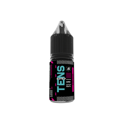 made by: Tens price:£19.00 12mg Tens 50/50 10ml (50VG/50PG) - Pack Of 10 next day delivery at Vape Street UK