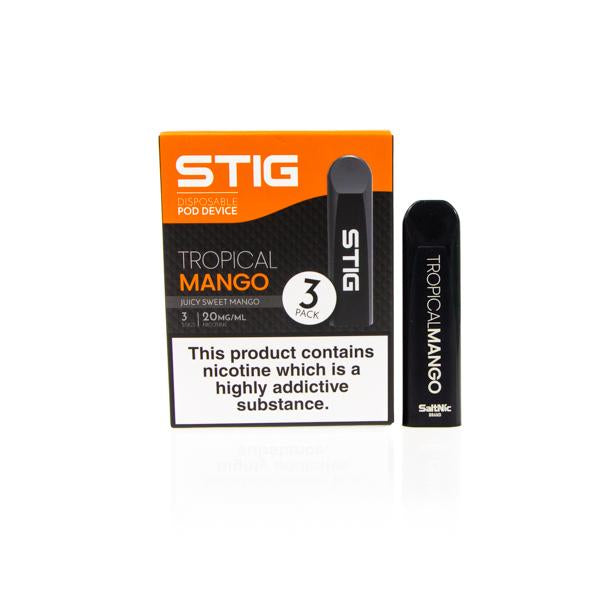 made by: VGOD price:£17.10 VGOD Stig Disposable Pod Vape Kits 3PCS next day delivery at Vape Street UK
