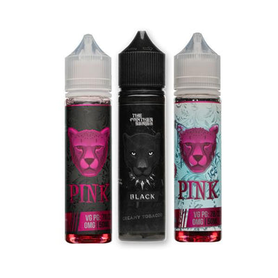 made by: Dr. Vapes price:£9.99 The Panther Series by Dr Vapes 0mg 50ml Shortfill (78VG/22PG) next day delivery at Vape Street UK
