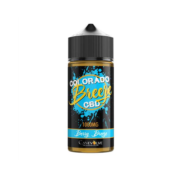 made by: Colorado price:£10.50 Colorado Breeze 1000mg CBD Vaping Liquid 100ml (50PG/50VG) next day delivery at Vape Street UK