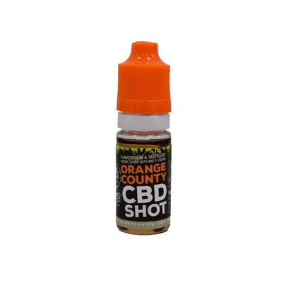 made by: Orange County price:£24.99 Orange County CBD 1000mg E-Liquid Booster Shot 10ml next day delivery at Vape Street UK