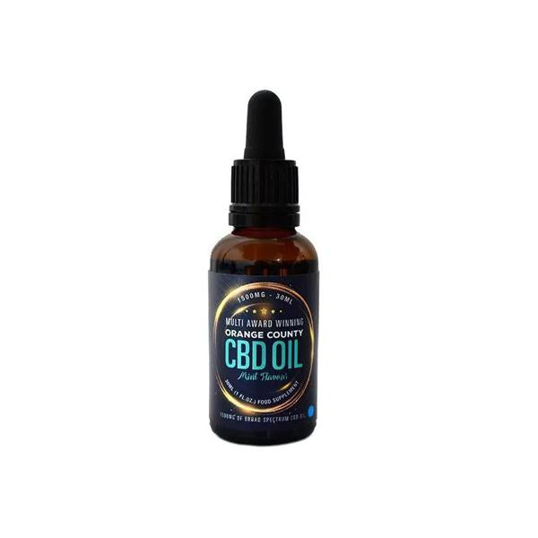 made by: Orange County price:£51.99 Orange County CBD 1000mg Flavoured Tincture Oil 30ml next day delivery at Vape Street UK