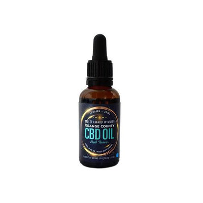 made by: Orange County price:£61.99 Orange County CBD 1500mg Flavoured Tincture Oil 30ml next day delivery at Vape Street UK