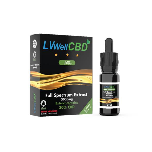made by: LVWell CBD price:£30.40 LVWELL CBD 5000mg 10ml Raw Cannabis Oil next day delivery at Vape Street UK