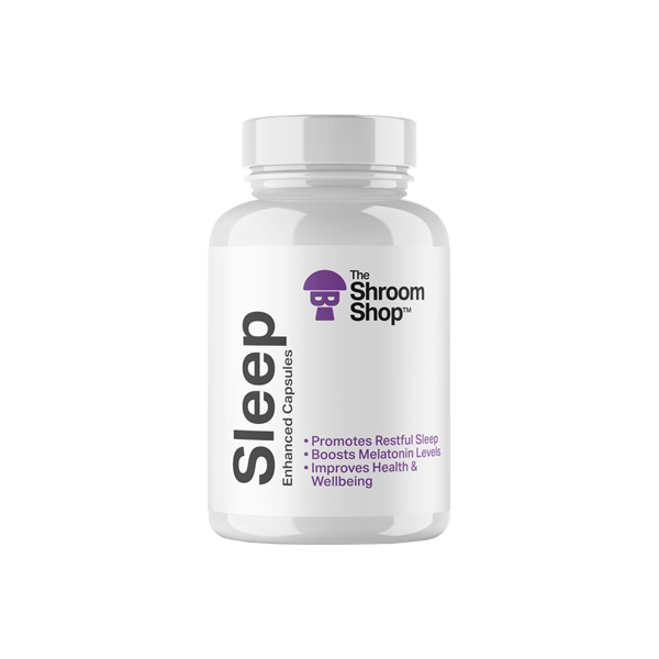 made by: The Shroom Shop price:£35.15 The Shroom Shop Enhanced Sleep 67500mg Capsules - 90 Caps next day delivery at Vape Street UK