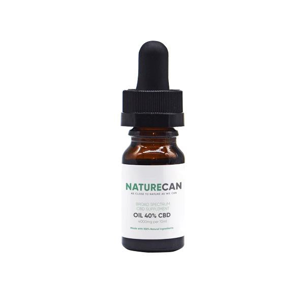 made by: Naturecan price:£149.99 Naturecan 40% 4000mg CBD Broad Spectrum MCT Oil 10ml next day delivery at Vape Street UK