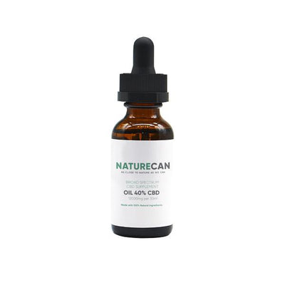 made by: Naturecan price:£304.00 Naturecan 40% 12000mg CBD Broad Spectrum MCT Oil 30ml next day delivery at Vape Street UK