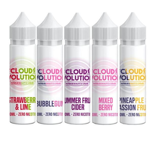 made by: Cloud Evolution price:£9.99 Cloud Evolution Premium Quality E-liquid 50ml Shortfill 0mg (70VG/30PG) next day delivery at Vape Street UK
