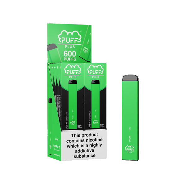made by: Puff price:£4.50 20mg Puff Plus Disposable Vape Device 600 Puffs next day delivery at Vape Street UK
