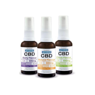 made by: Access CBD price:£12.33 Access CBD 600mg CBD Broad Spectrum Oil Mixed 30ml next day delivery at Vape Street UK