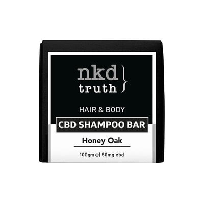 made by: NKD price:£9.41 NKD 50mg CBD Speciality Body & Hair Shampoo Bar 100g - Honey Oak (BUY 1 GET 1 FREE) next day delivery at Vape Street UK