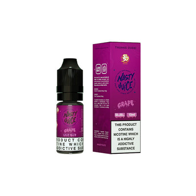 made by: Nasty Juice price:£2.70 Nasty 50/50 12mg 10ml E-Liquids (50VG/50PG) next day delivery at Vape Street UK