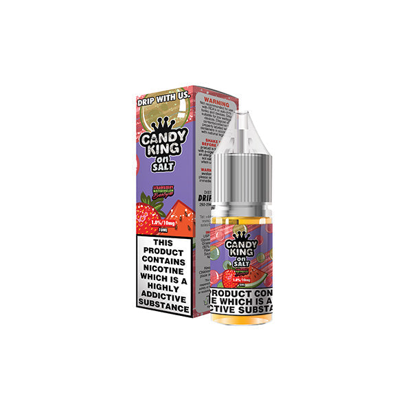 made by: Drip More price:£3.99 20mg Candy King Salts By Drip More 10ml Nic Salts (50VG/50PG) next day delivery at Vape Street UK