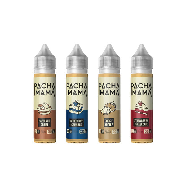 made by: Charlie's Chalk Dust price:£12.00 Pacha Mama Desserts By Charlie's Chalk Dust 50ml Shortfill 0mg (70VG/30PG) next day delivery at Vape Street UK