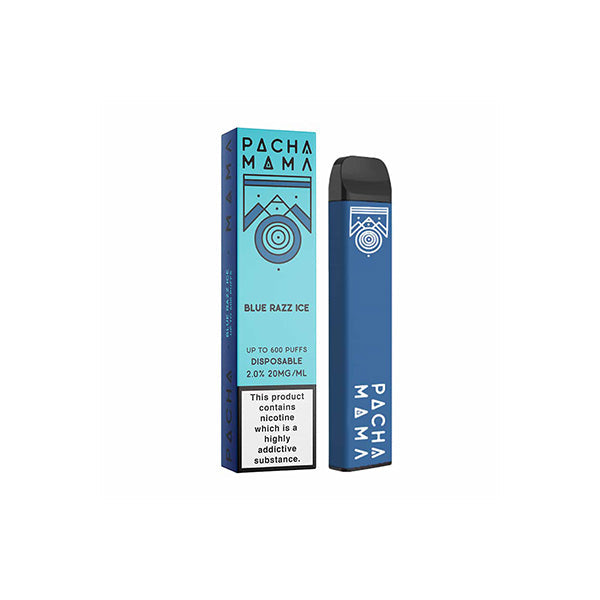 made by: Pachamama price:£5.40 20mg Pacha Mama Disposable Vaping Device 600 Puffs next day delivery at Vape Street UK