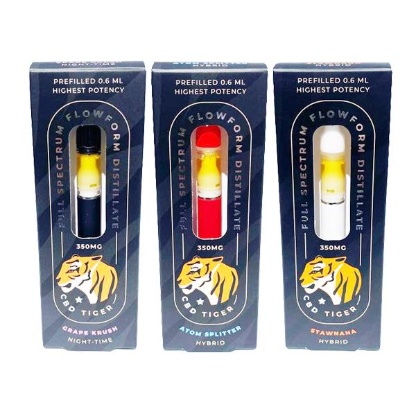 made by: CBD Tiger price:£27.00 CBD Tiger Full-Spectrum 350mg CBD Disposable Vape Pen next day delivery at Vape Street UK