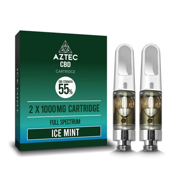 made by: Aztec CBD price:£43.11 Aztec CBD 2 x 1000mg Cartridge Kit - 1ml next day delivery at Vape Street UK
