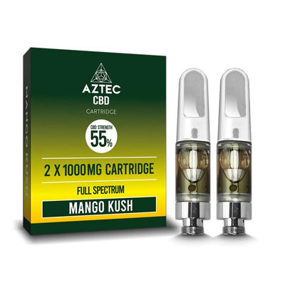 made by: Aztec CBD price:£43.11 Aztec CBD 2 x 1000mg Cartridge Kit - 1ml next day delivery at Vape Street UK