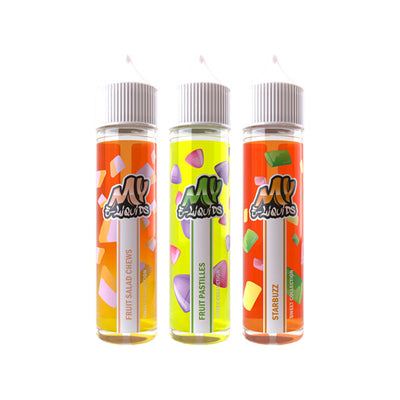 made by: MY E-liquids price:£9.99 My E-liquids Sweet As Candy 50ml Shortfills 0mg (70VG/30PG) next day delivery at Vape Street UK