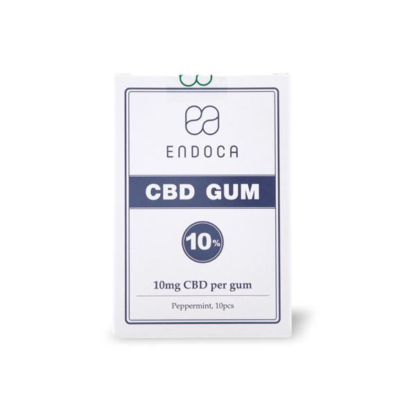 made by: Endoca price:£6.16 Endoca 100mg CBD Peppermint Chewing Gum - 10 Pcs next day delivery at Vape Street UK