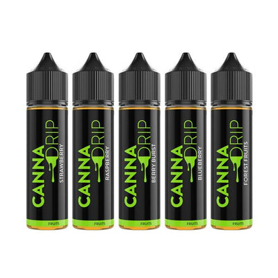 made by: Canna Drip price:£12.15 Canna Drip 1000mg CBD Fruits 50ml Shorfill 0mg (50VG/50PG) next day delivery at Vape Street UK