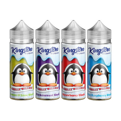 made by: Kingston price:£7.00 Kingston Chilly Willies 120ml Shortfill 0mg (70VG/30PG) next day delivery at Vape Street UK
